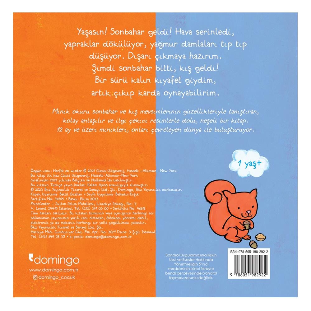 Sonbahar ve Kış - Dünyamı Keşfediyorum Çocuk Kitapları Uzmanı - Children's Books Expert