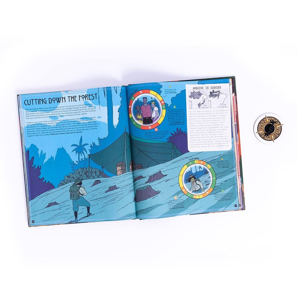 SPIN TO SURVIVE - DEADLY JUNGLE Çocuk Kitapları Uzmanı - Children's Books Expert