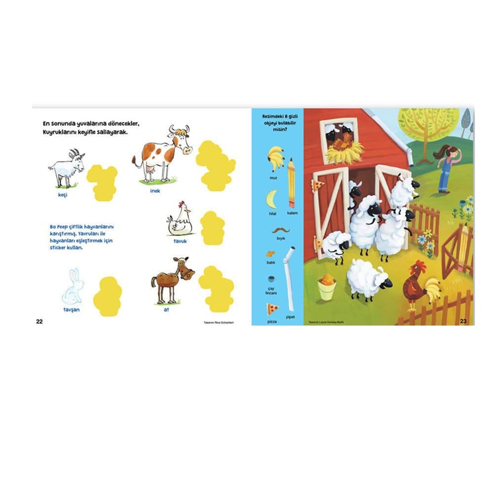 STICKER BULMACALI HİKAYELER 4 LÜ SET Çocuk Kitapları Uzmanı - Children's Books Expert