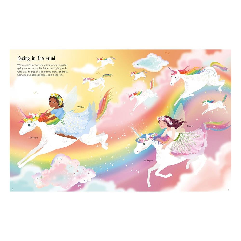 Sticker Dolly Dressing Rainbow Unicorns Çocuk Kitapları Uzmanı - Children's Books Expert