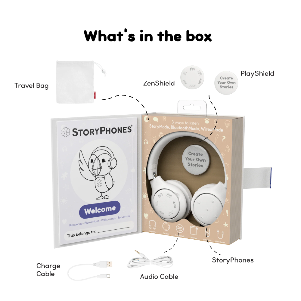 StoryPhones Bundle with 2 StoryShields Çocuk Kitapları Uzmanı - Children's Books Expert