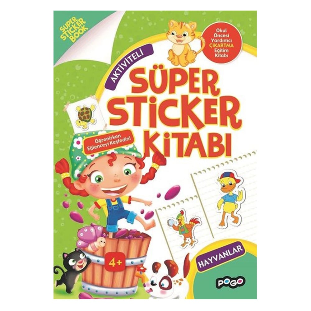 SÜPER STICKER HAYVANLAR Çocuk Kitapları Uzmanı - Children's Books Expert