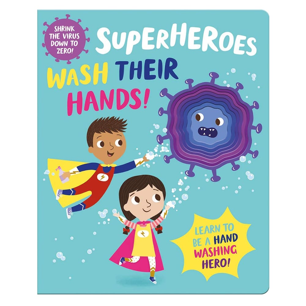 SUPERHEROES WASH THEIR HANDS! Çocuk Kitapları Uzmanı - Children's Books Expert