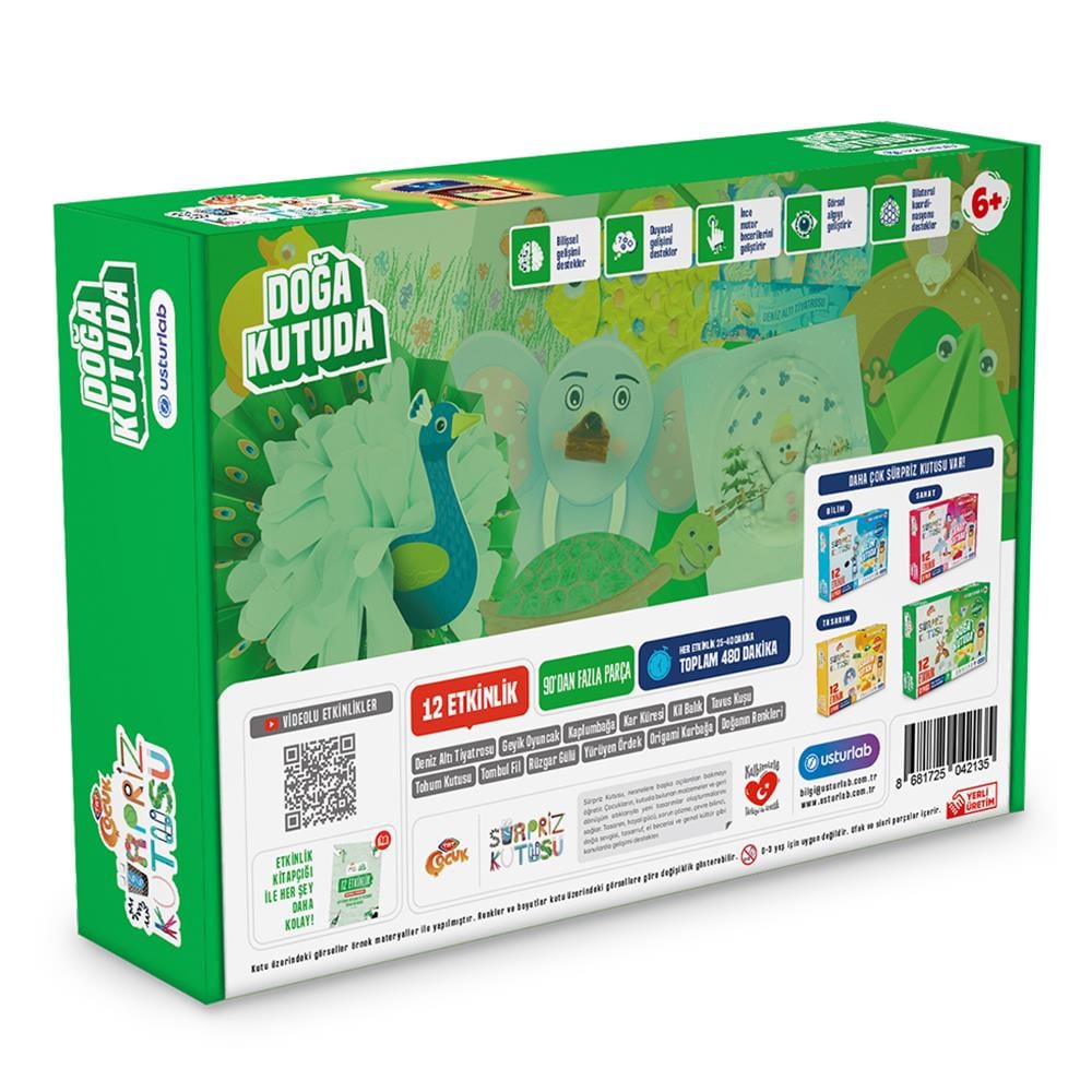 Sürpriz Kutusu - Doğa Kutuda Çocuk Kitapları Uzmanı - Children's Books Expert