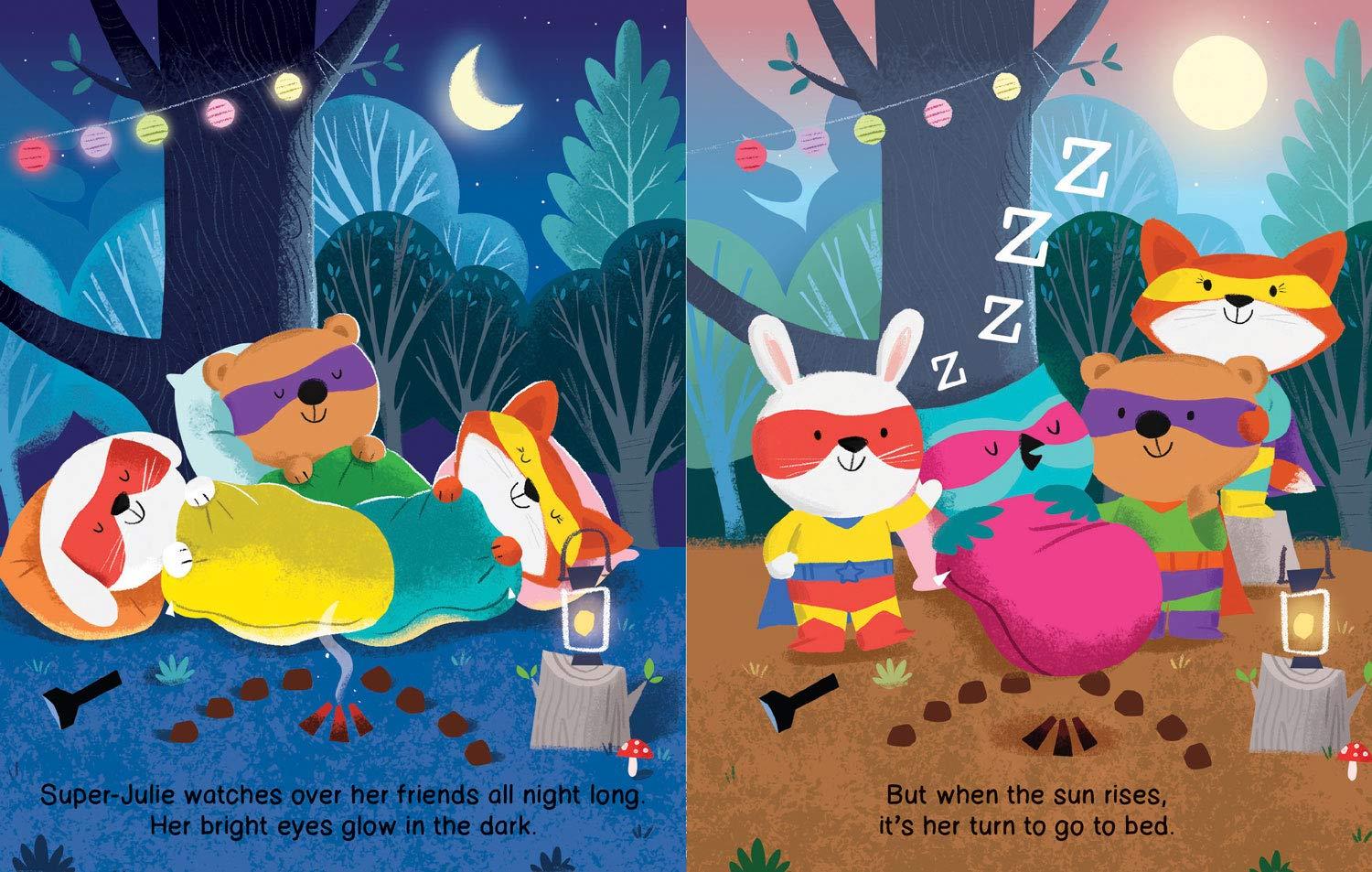 Sweet Dreams With Super-Julie (Finger Puppet Book) Çocuk Kitapları Uzmanı - Children's Books Expert