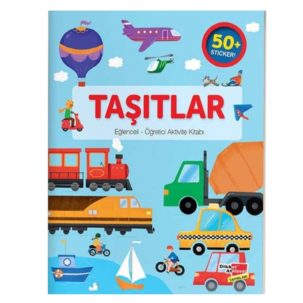 TAŞITLAR-EĞLENCELİ ÖĞRETİCİ AKTİVİTE KİTABI Çocuk Kitapları Uzmanı - Children's Books Expert