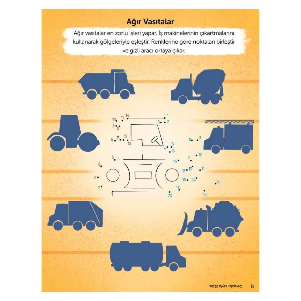 TAŞITLAR-EĞLENCELİ ÖĞRETİCİ AKTİVİTE KİTABI Çocuk Kitapları Uzmanı - Children's Books Expert