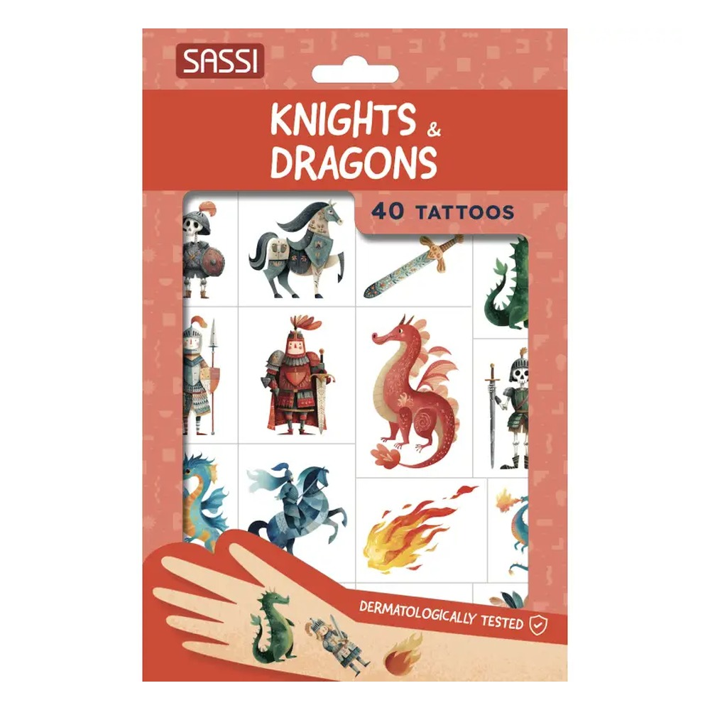 Tattoos -  Knıghts & Dragons Çocuk Kitapları Uzmanı - Children's Books Expert