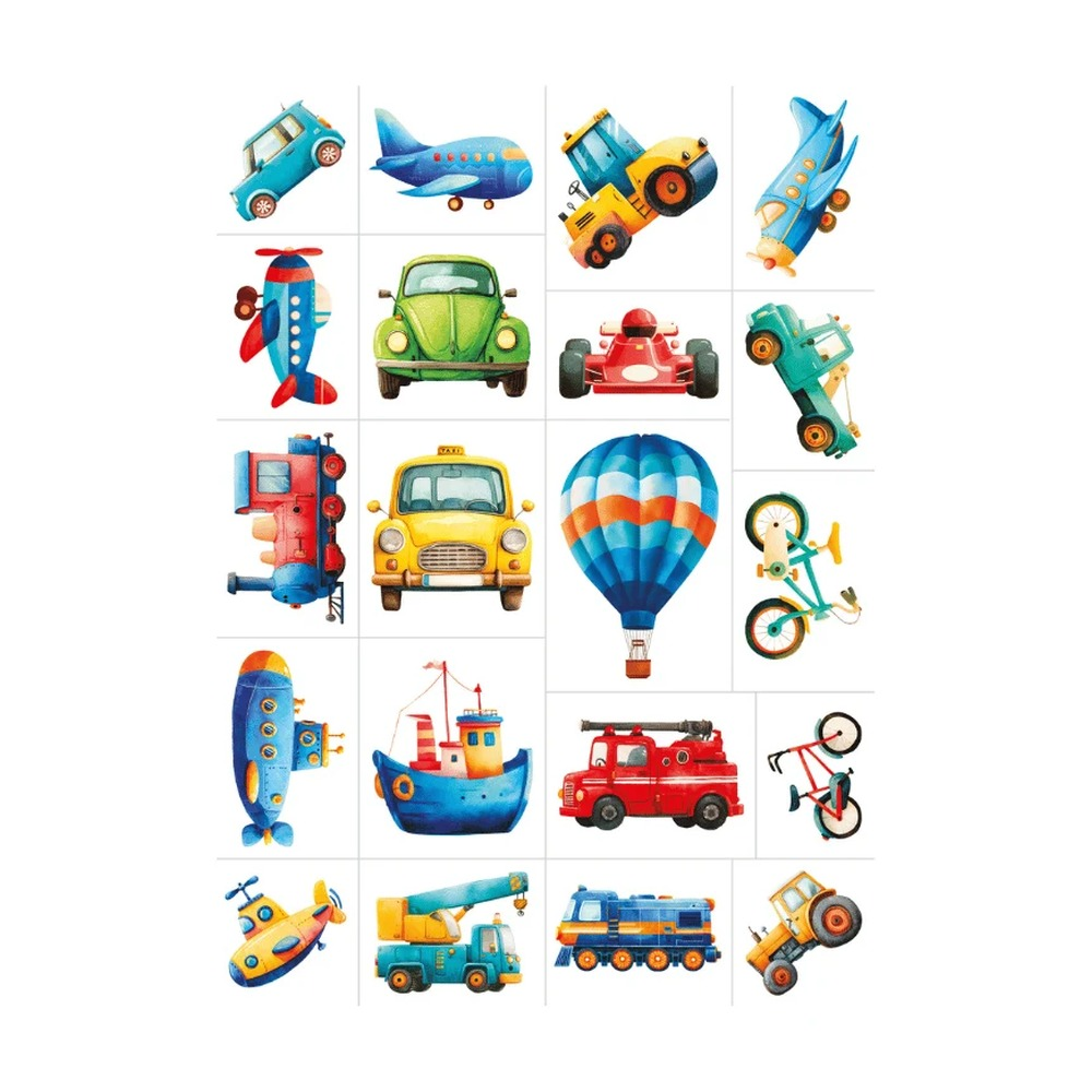 Tattoos - Means Of Transport Çocuk Kitapları Uzmanı - Children's Books Expert