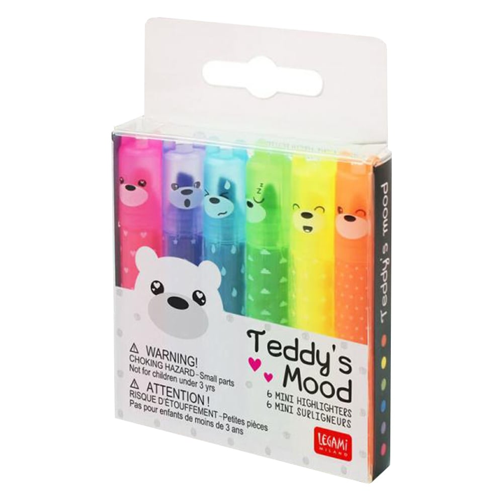 TEDDY'S MOOD FOSFORLU KALEM (6'LI SET) Çocuk Kitapları Uzmanı - Children's Books Expert