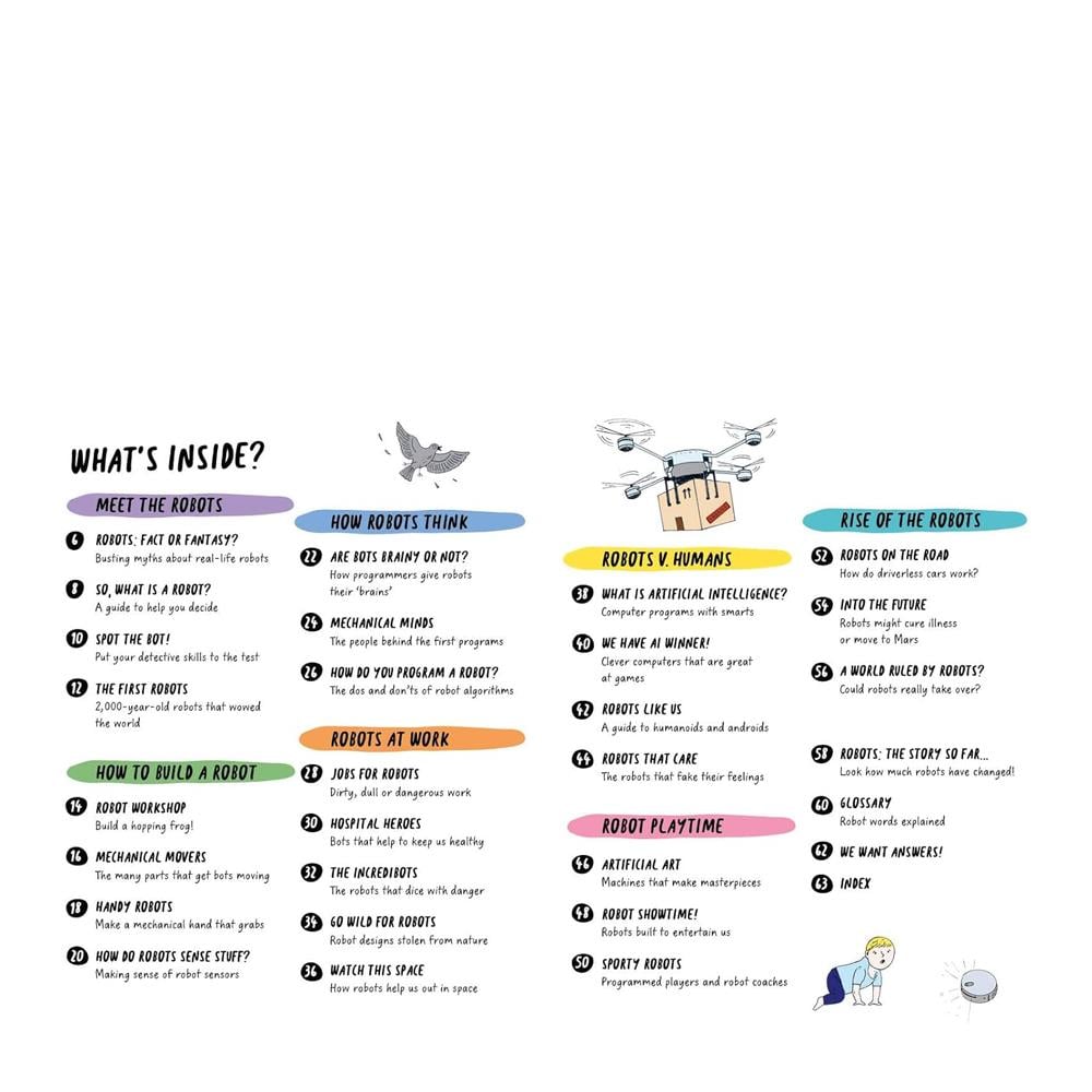 The Brainiacs Book of Robots and AI Çocuk Kitapları Uzmanı - Children's Books Expert