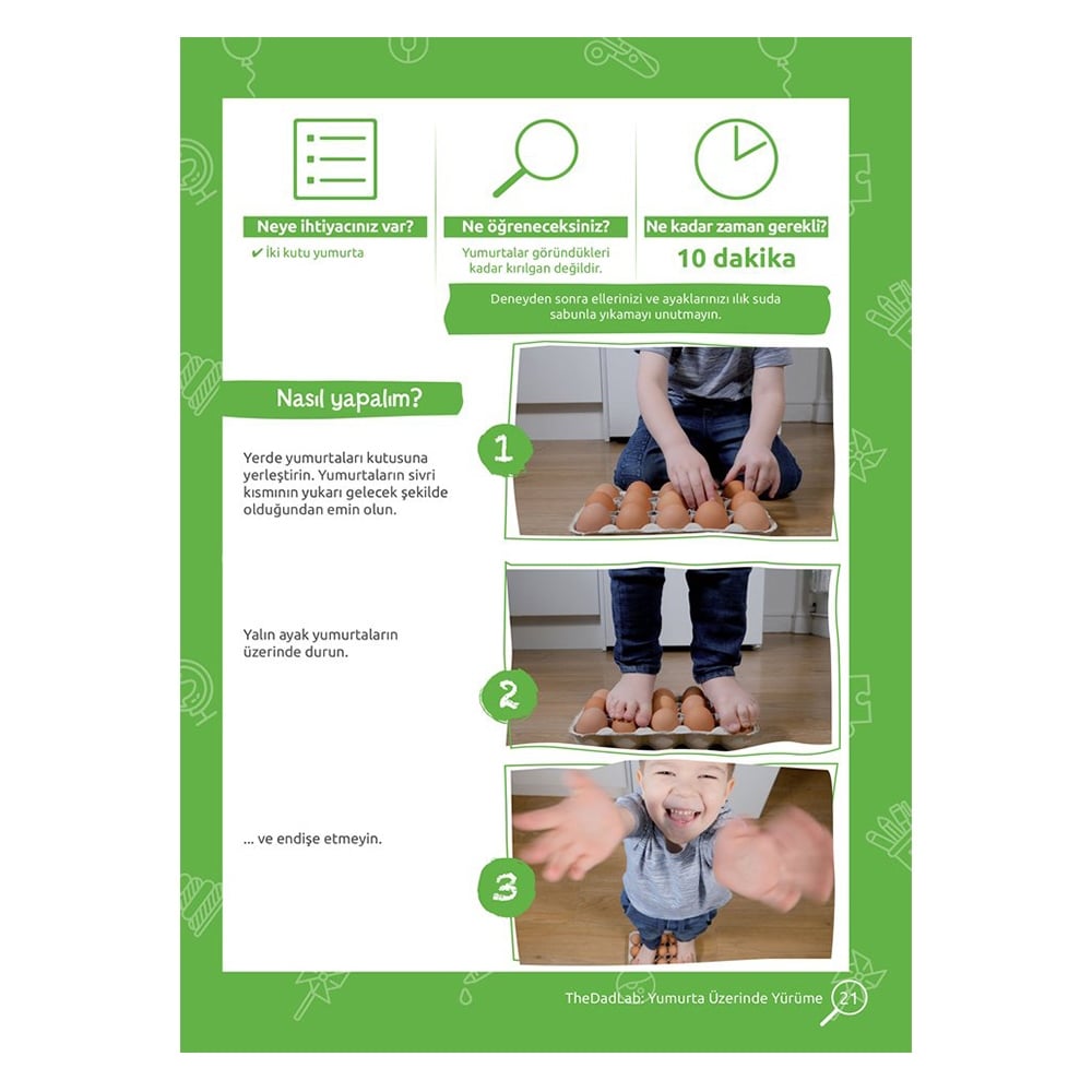 THE DAD LAB - DENEYLERLE EĞLENCELİ BİLİM Çocuk Kitapları Uzmanı - Children's Books Expert