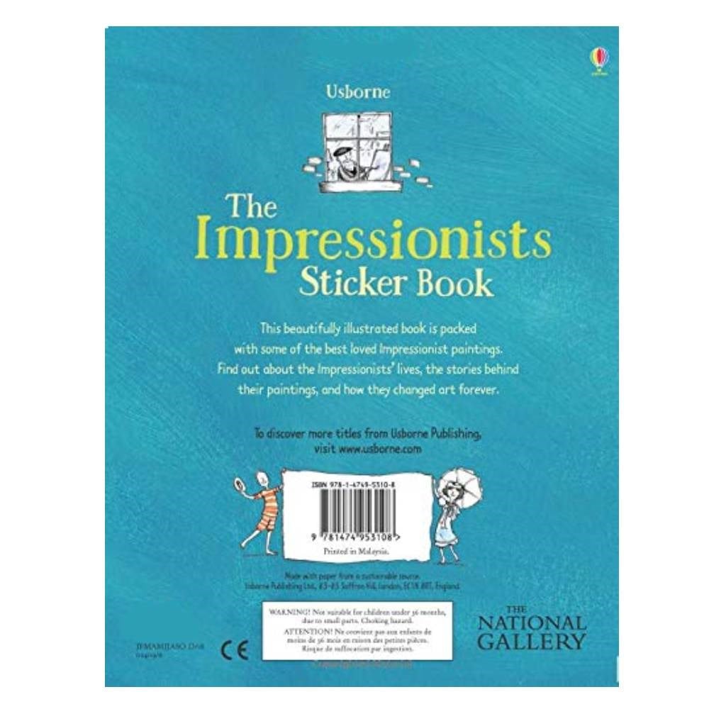 THE IMPRESSIONISTS STICKER BOOK Çocuk Kitapları Uzmanı - Children's Books Expert