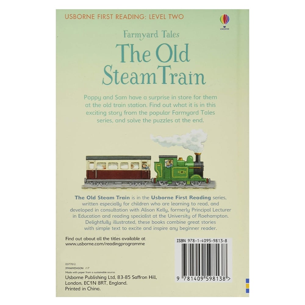 THE OLD STEAM TRAIN (FIRST READING) Çocuk Kitapları Uzmanı - Children's Books Expert