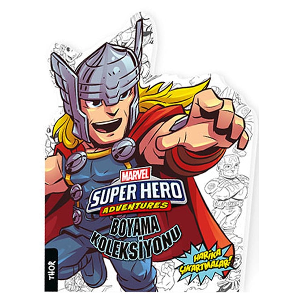 THOR-MARVEL SÜPER KAHRAMANLAR BOYAMA KOLEKSİYONU Çocuk Kitapları Uzmanı - Children's Books Expert