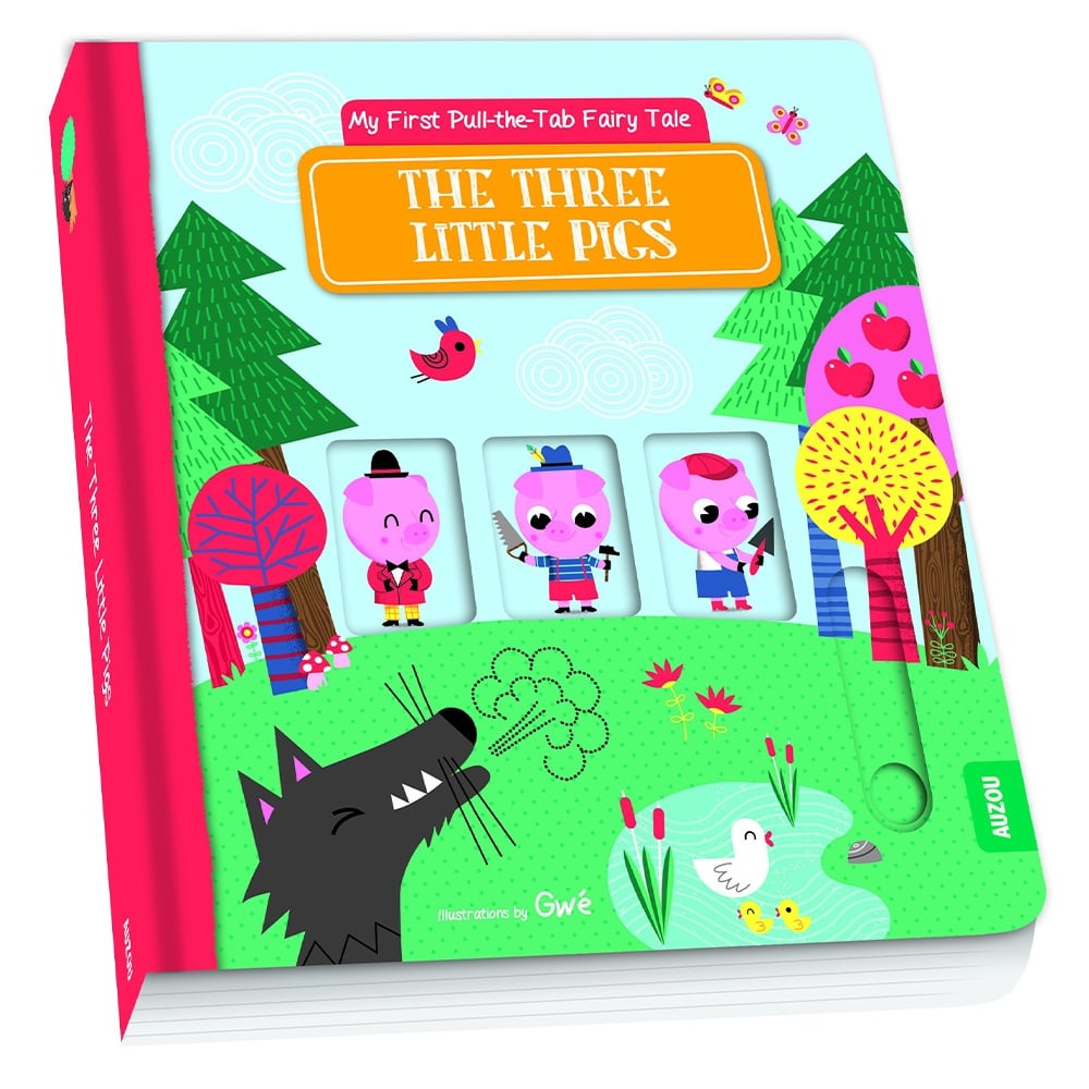 THREE LITTLE PIGS MY FIRST PULL THE TAB FAIRY TALE Çocuk Kitapları Uzmanı - Children's Books Expert