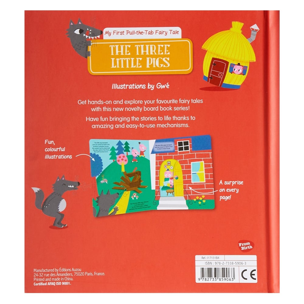 THREE LITTLE PIGS MY FIRST PULL THE TAB FAIRY TALE Çocuk Kitapları Uzmanı - Children's Books Expert