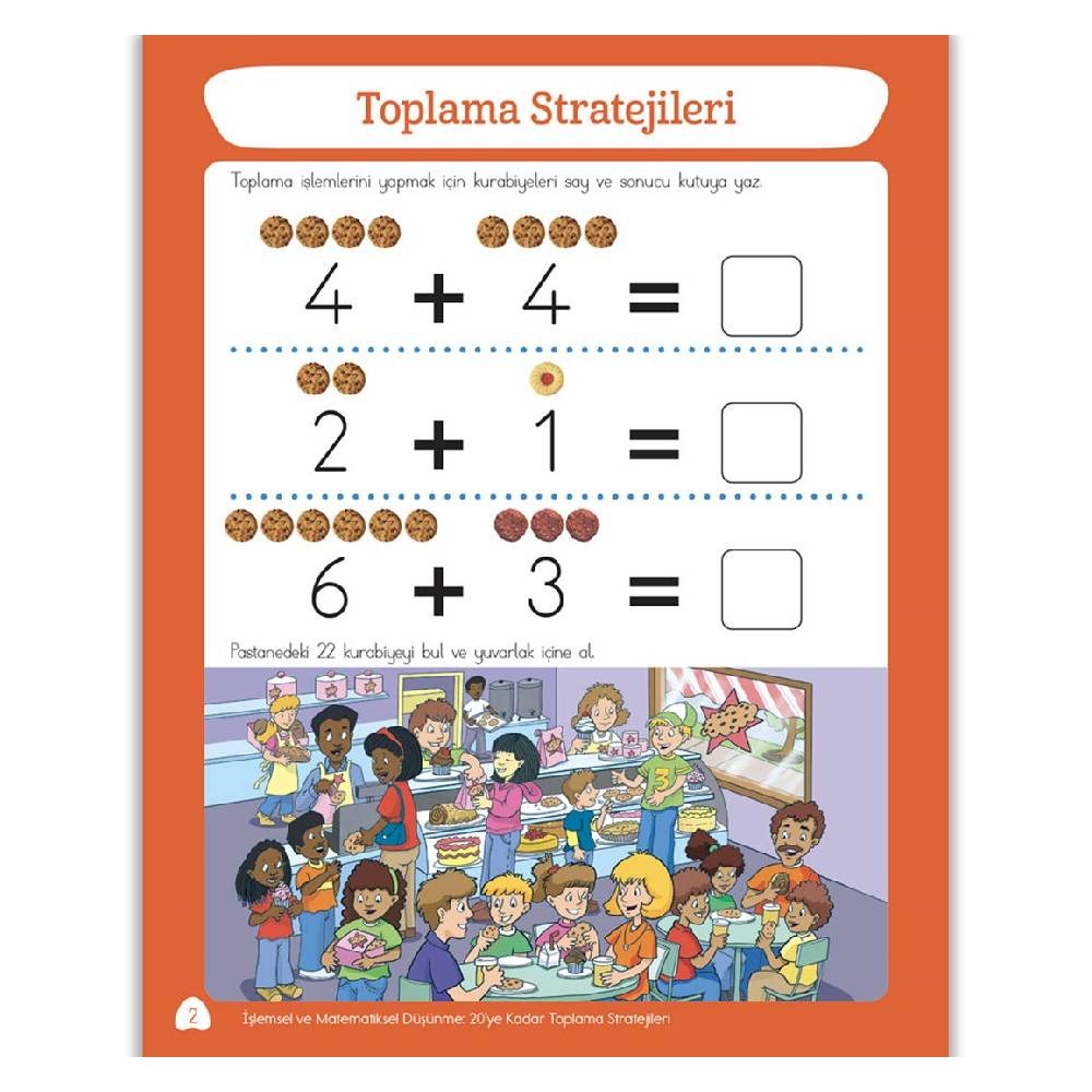 TOPLAMA ETKİNLİK KİTABI-ZİHİNDEN EĞLENCELİ ÖĞRETİCİ Çocuk Kitapları Uzmanı - Children's Books Expert