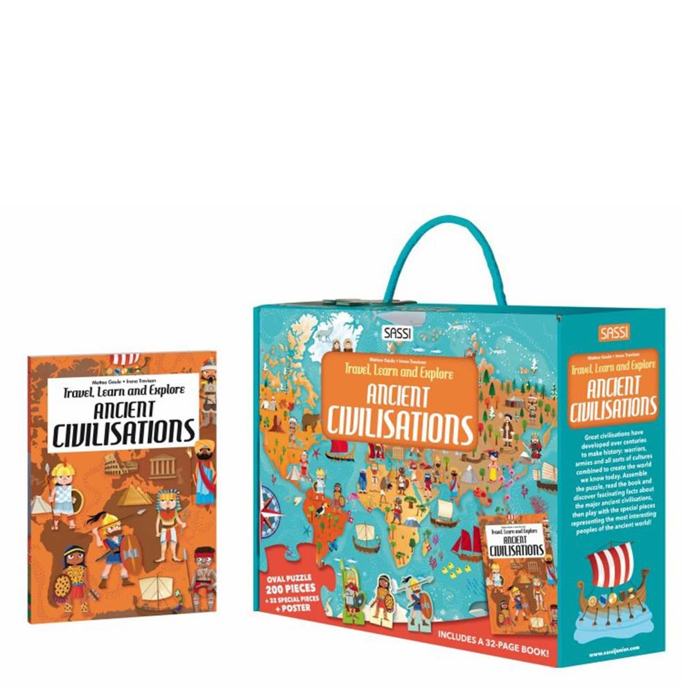 TRAVEL- LEARN AND EXPLORE - ANCIENT CIVILISATIONS Çocuk Kitapları Uzmanı - Children's Books Expert