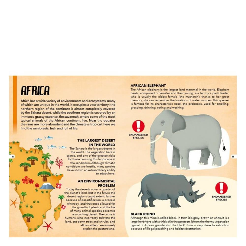 TRAVEL- LEARN AND EXPLORE - ENDANGERED ANIMALS Çocuk Kitapları Uzmanı - Children's Books Expert