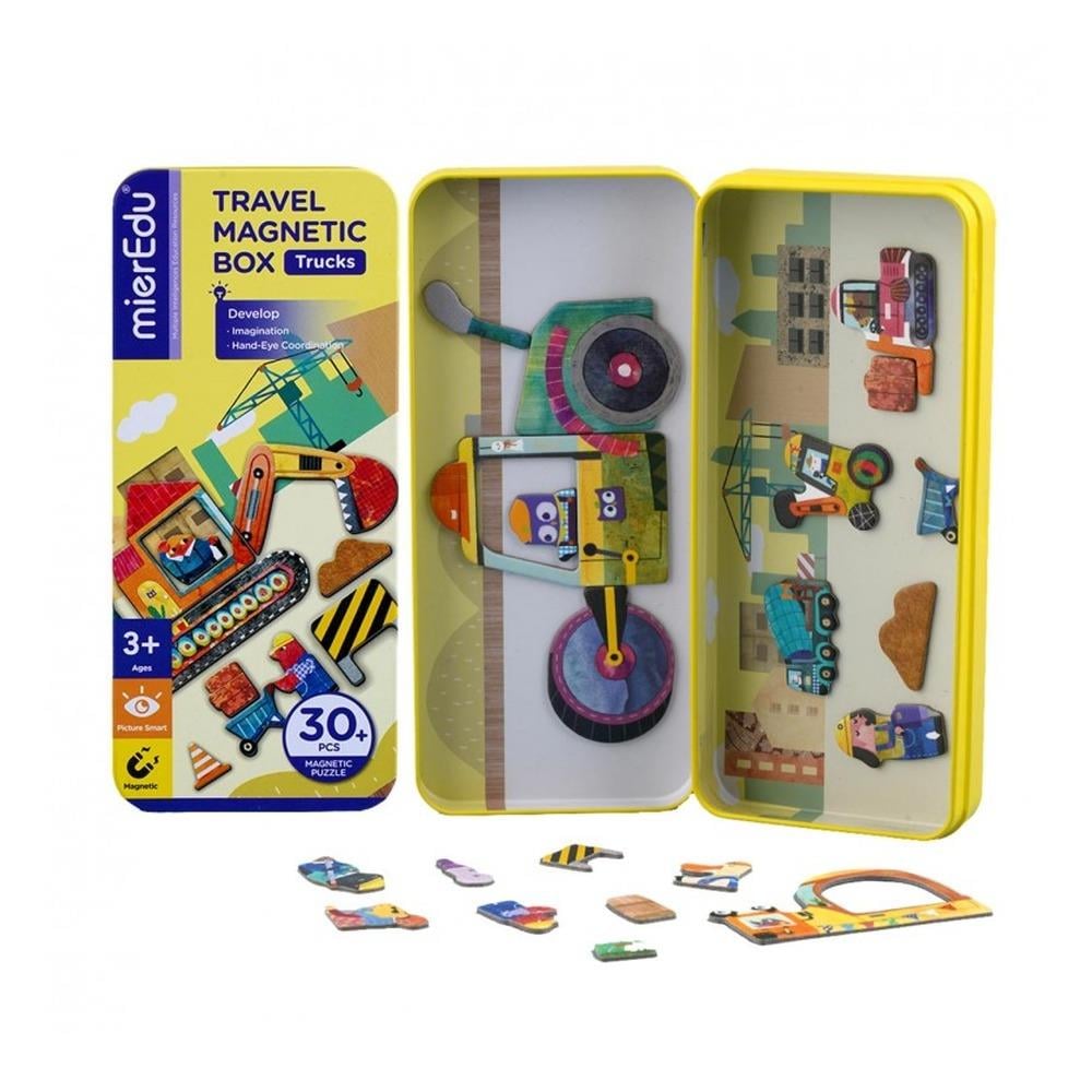 Travel Magnetic Box-Trucks Çocuk Kitapları Uzmanı - Children's Books Expert