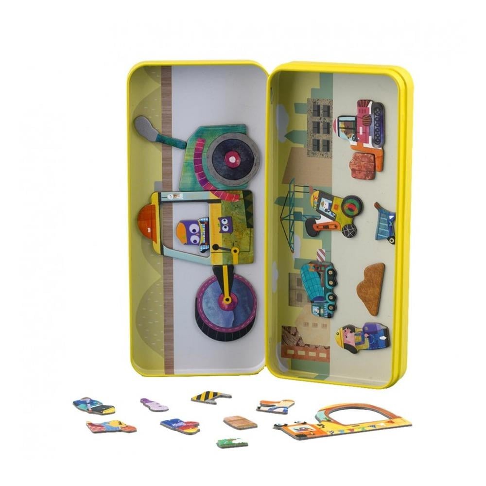 Travel Magnetic Box-Trucks Çocuk Kitapları Uzmanı - Children's Books Expert