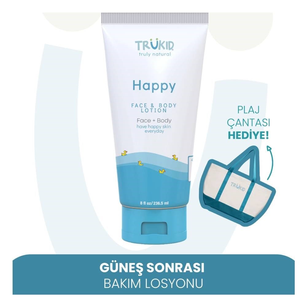 TRUKID HAPPY FACE-BODY LOTION 10007 Çocuk Kitapları Uzmanı - Children's Books Expert