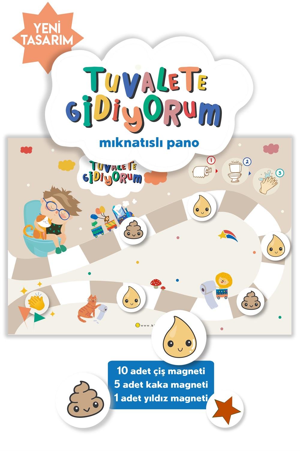 TUVALET EĞİTİM PANOSU Çocuk Kitapları Uzmanı - Children's Books Expert