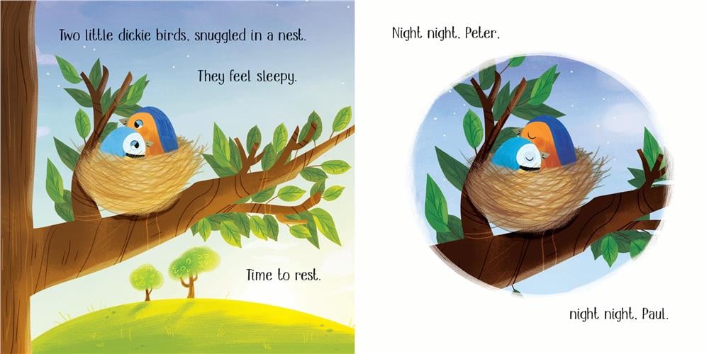 Two Little Dickie Birds Sitting on a Wall Çocuk Kitapları Uzmanı - Children's Books Expert