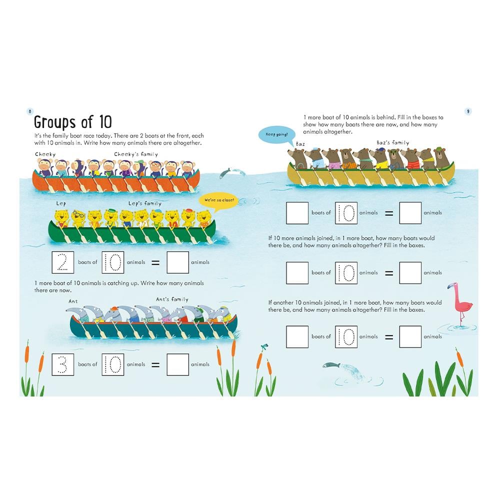 Usborne Workbooks Multiplying 6-7 Çocuk Kitapları Uzmanı - Children's Books Expert