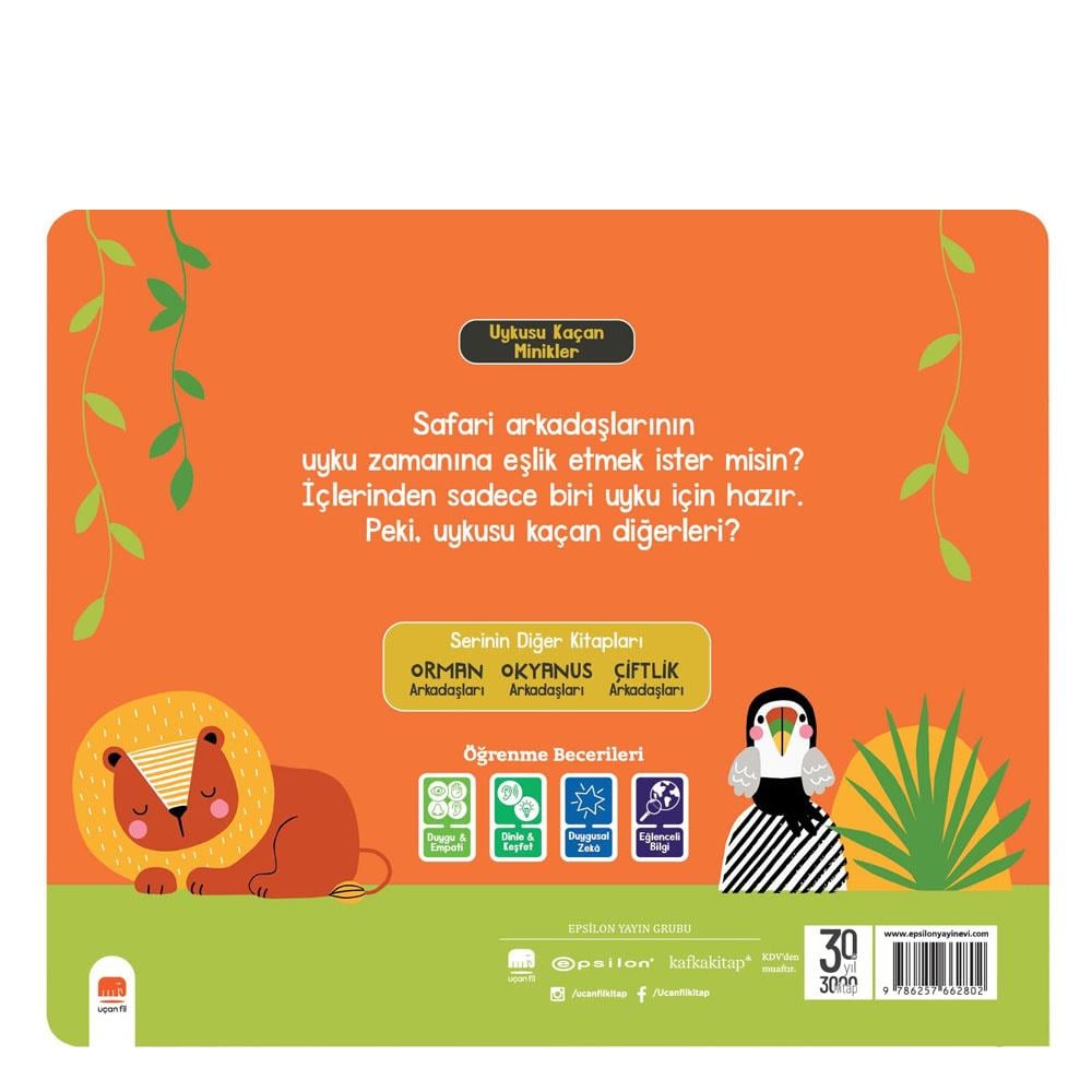 Uykusu Kaçan Minikler - Safari Arkadaşları Çocuk Kitapları Uzmanı - Children's Books Expert