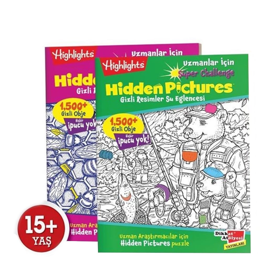 UZMANLAR İÇİN HİDDEN PICTURES 2'Lİ SET Çocuk Kitapları Uzmanı - Children's Books Expert