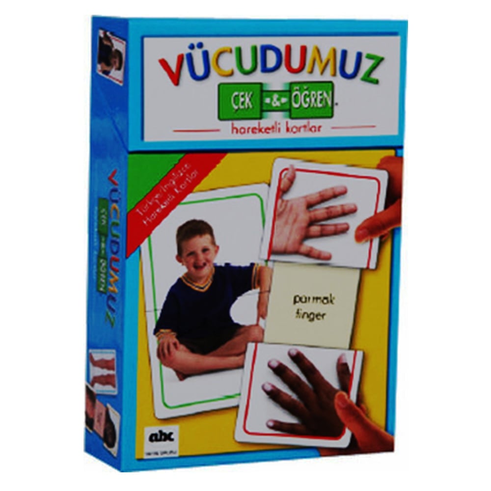 VÜCUDUMUZ ÇEK VE ÖĞREN HAREKETLİ KARTLAR Çocuk Kitapları Uzmanı - Children's Books Expert