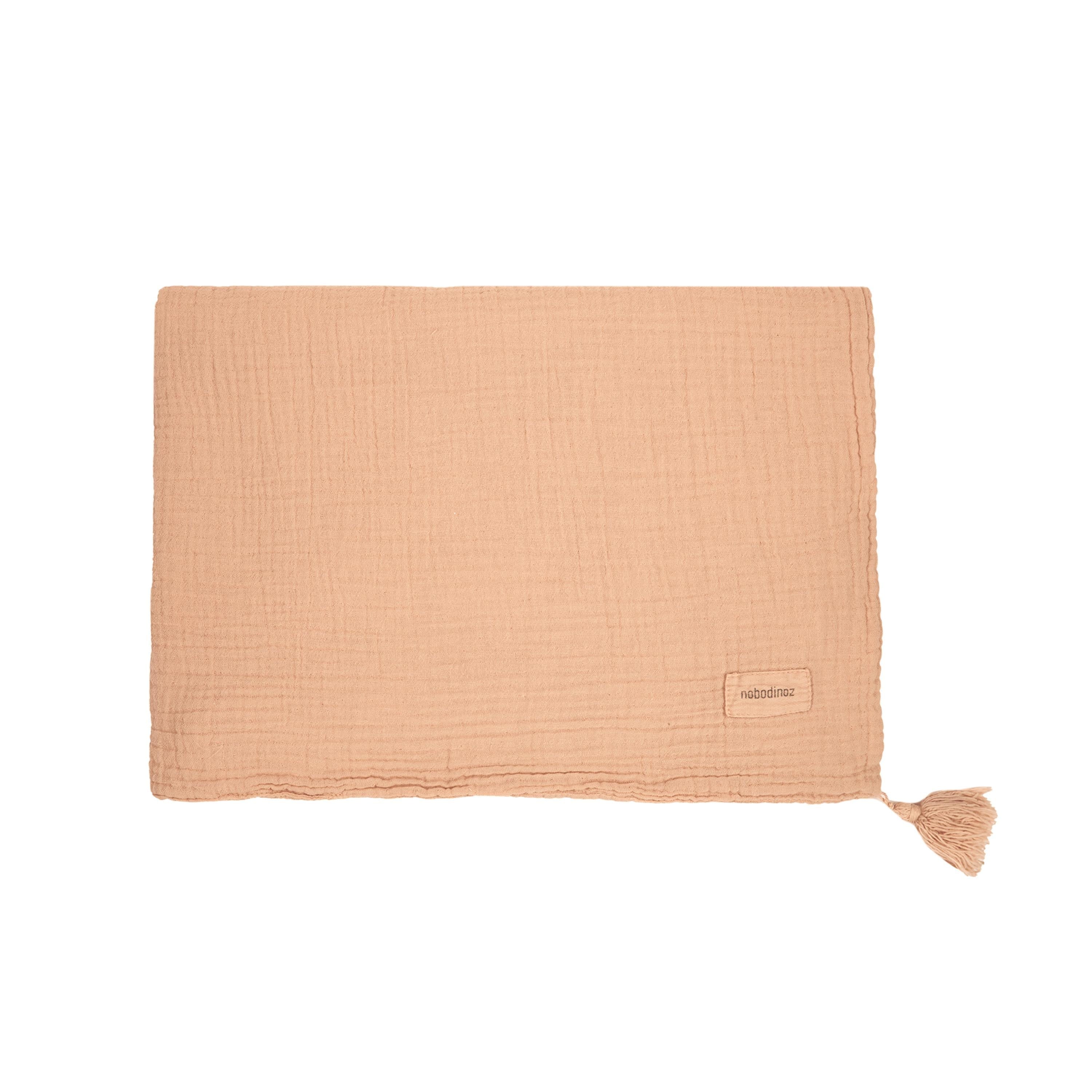 Wabi Sabi 2 Kat Müslin Battaniye, Powder Pink