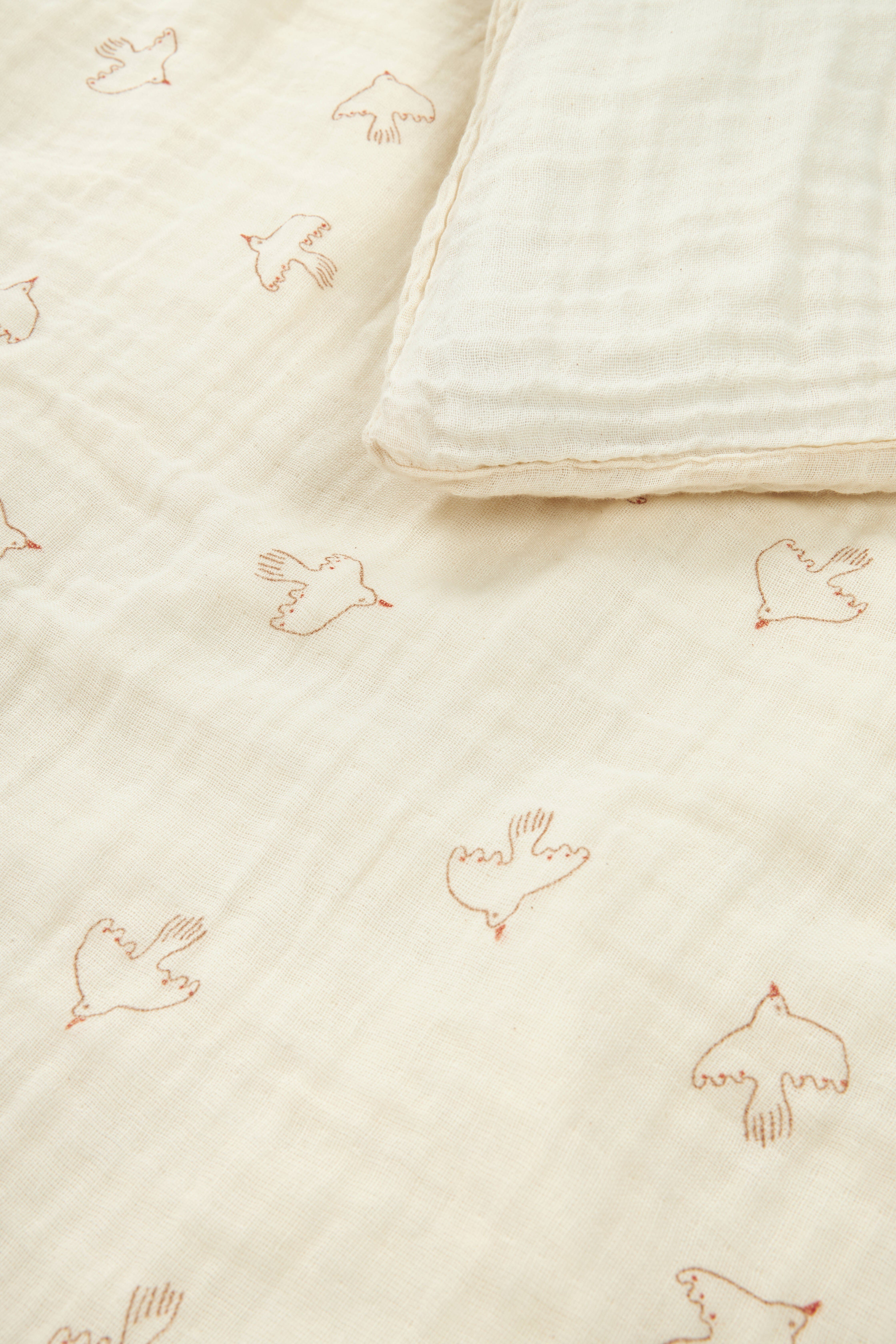 Wabi Sabi Nevresim Single, Brown Hoshi Birds