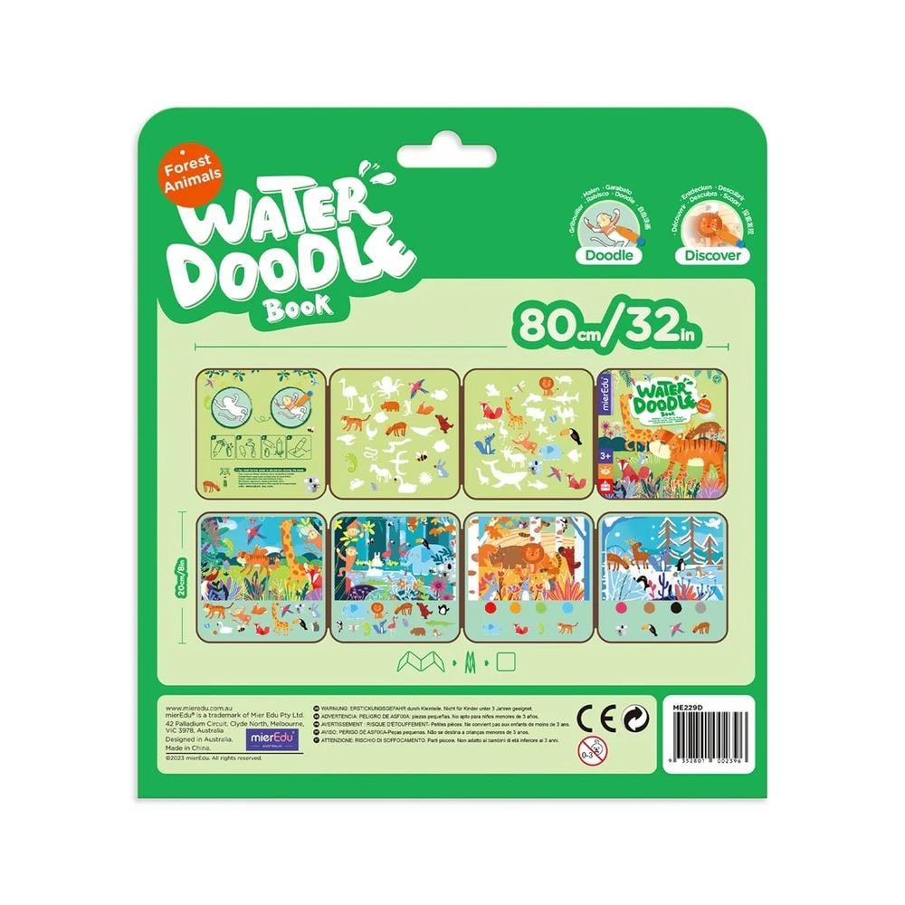 Water Doodle Book - Forest Animals Hangtag Çocuk Kitapları Uzmanı - Children's Books Expert