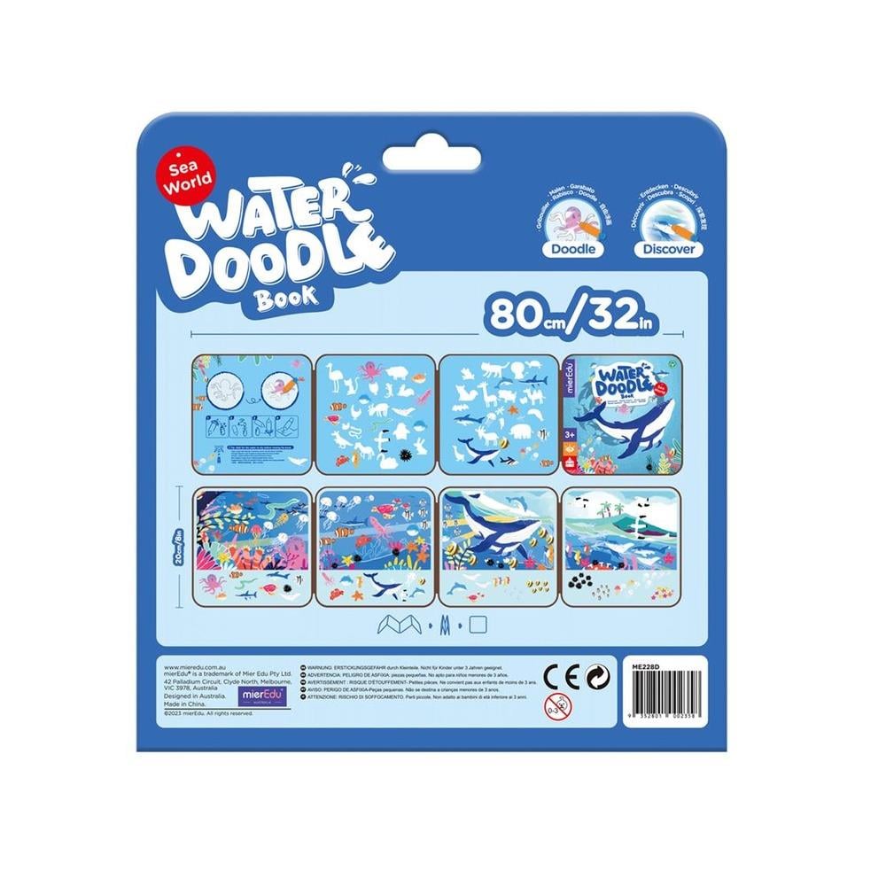Water Doodle Book - Sea World Hangtag Çocuk Kitapları Uzmanı - Children's Books Expert