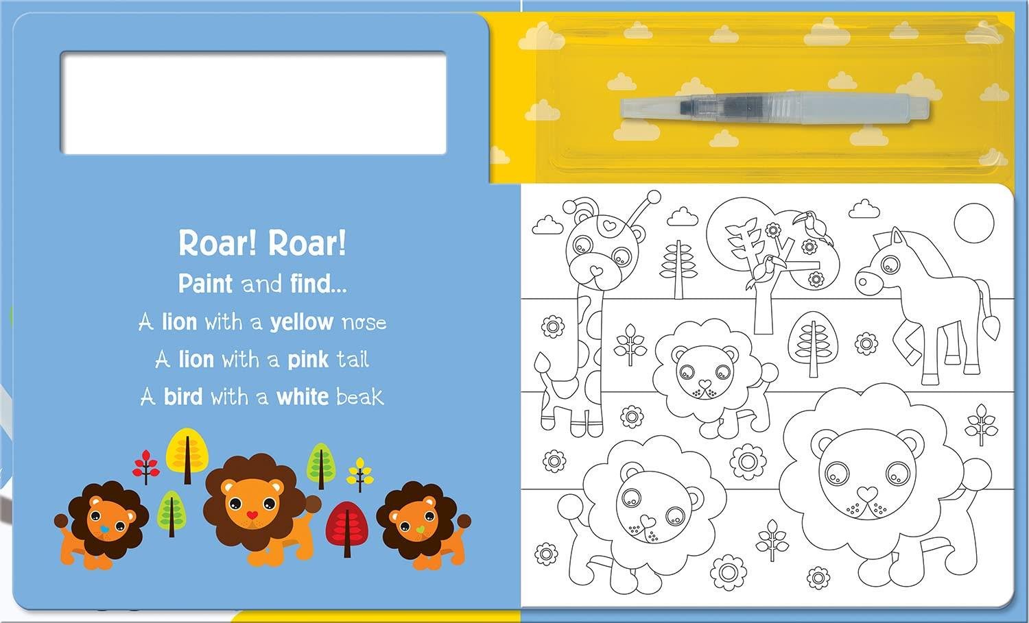 Water Painting - Search And Find Animals Çocuk Kitapları Uzmanı - Children's Books Expert