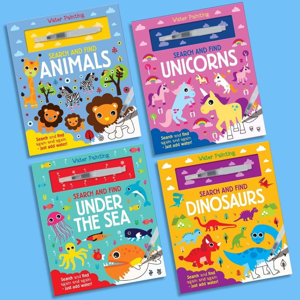 Water Painting - Search And Find Animals Çocuk Kitapları Uzmanı - Children's Books Expert