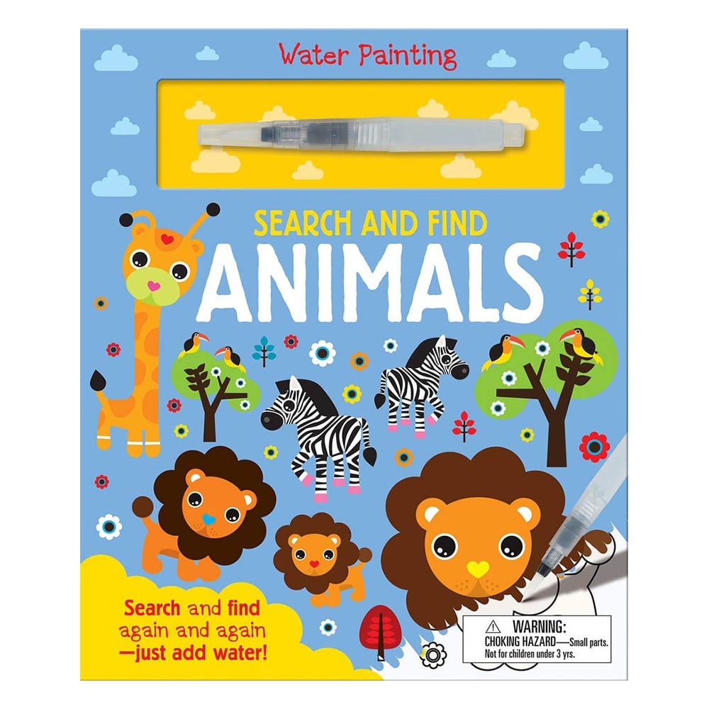 WATER PAINTING SEARCH AND FIND ANIMALS #yenigelenler Çocuk Kitapları Uzmanı - Children's Books Expert