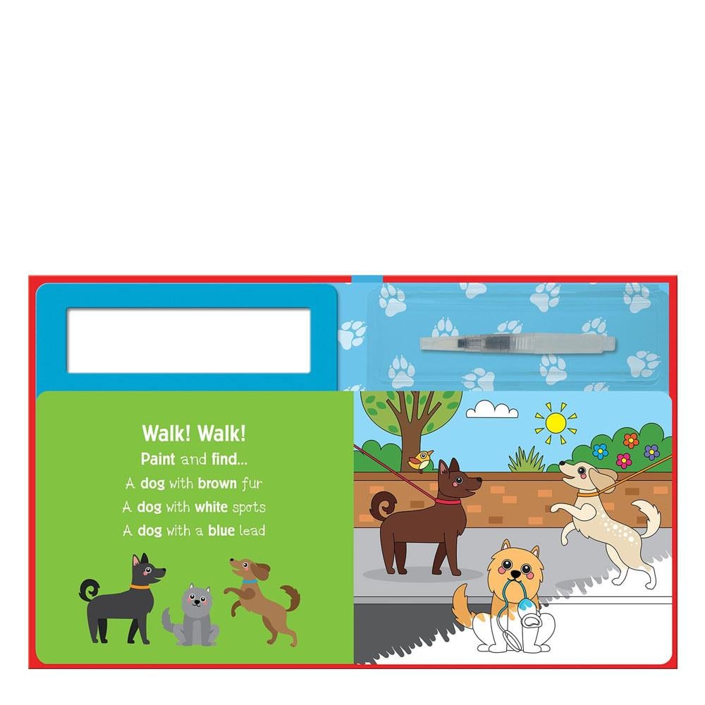 Water Painting Search and Find - Dogs Çocuk Kitapları Uzmanı - Children's Books Expert