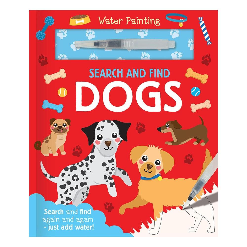 Water Painting Search and Find - Dogs Çocuk Kitapları Uzmanı - Children's Books Expert