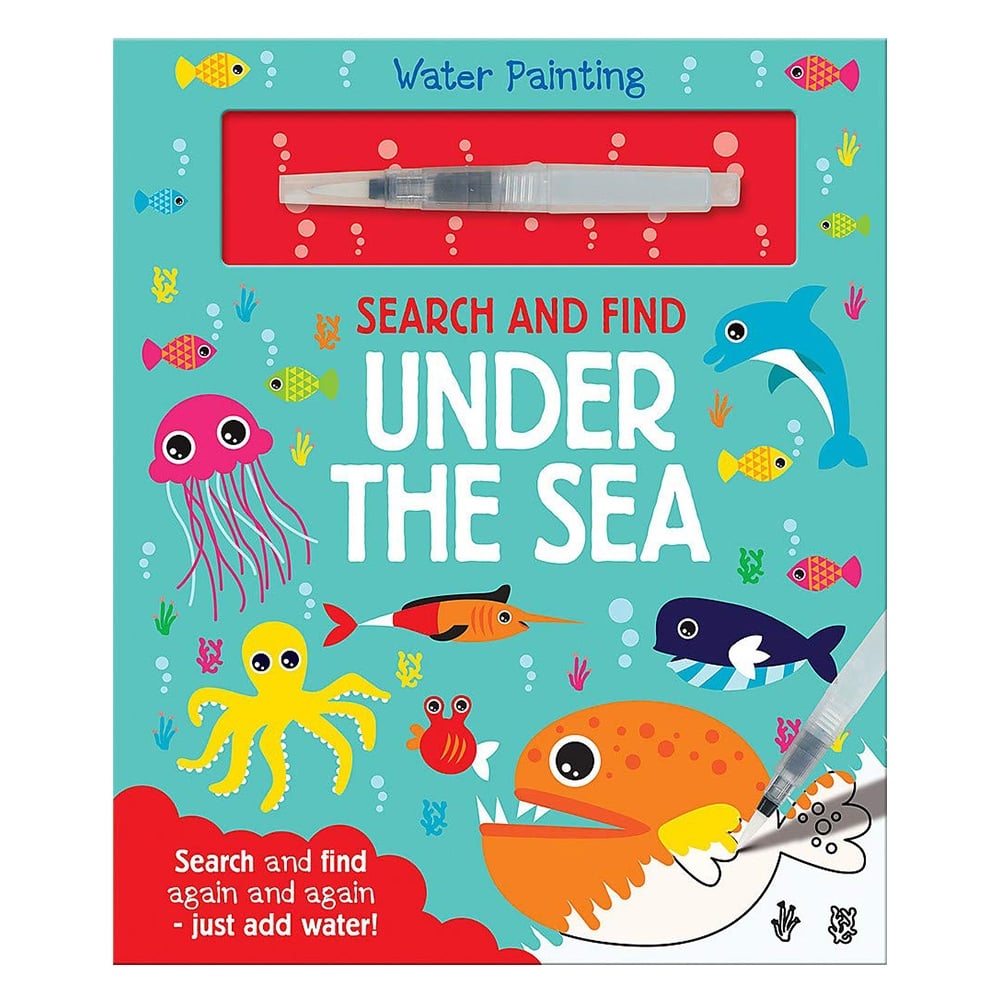 WATER PAINTING SEARCH AND FIND UNDER THE SEA #yenigelenler Çocuk Kitapları Uzmanı - Children's Books Expert