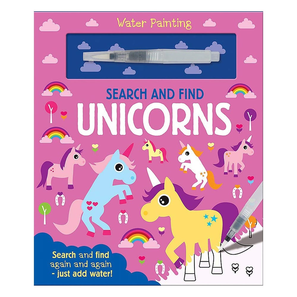 WATER PAINTING SEARCH AND FIND UNICORNS #yenigelenler Çocuk Kitapları Uzmanı - Children's Books Expert
