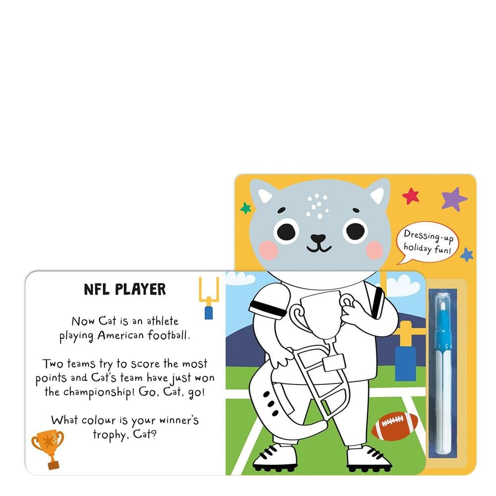 What Will You Wear - Cat-Magic Water Painting Book Çocuk Kitapları Uzmanı - Children's Books Expert