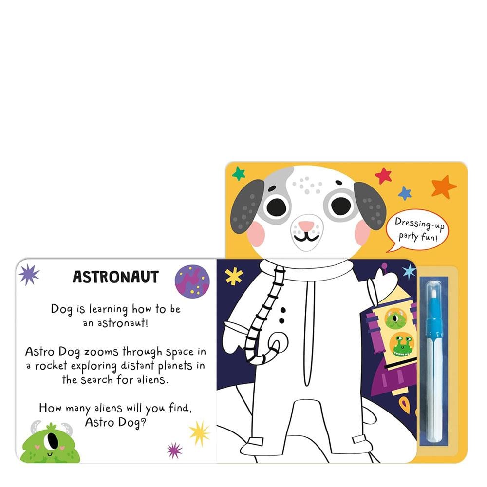 What Will You Wear - Dog-Magic Water Painting Book Çocuk Kitapları Uzmanı - Children's Books Expert