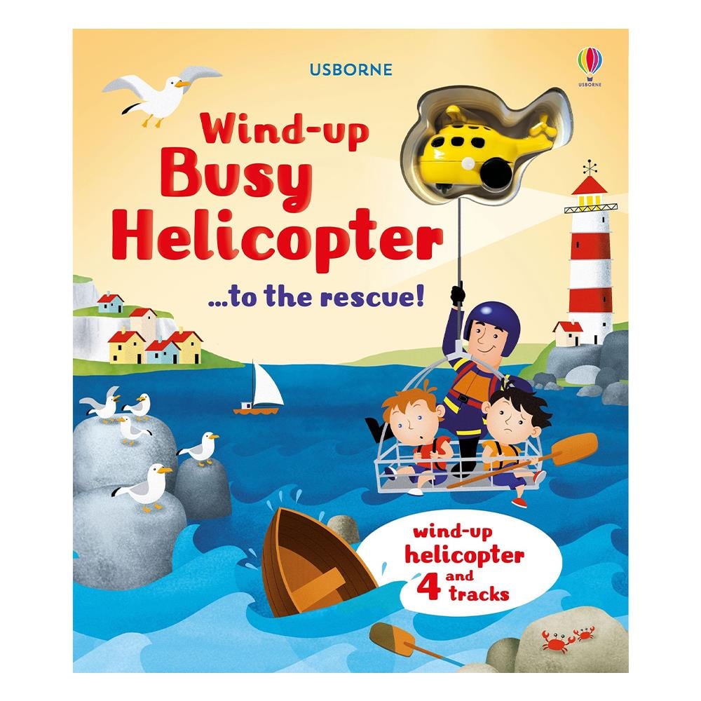 WIND-UP BUSY HELICOPTER TO THE RESCUE Çocuk Kitapları Uzmanı - Children's Books Expert