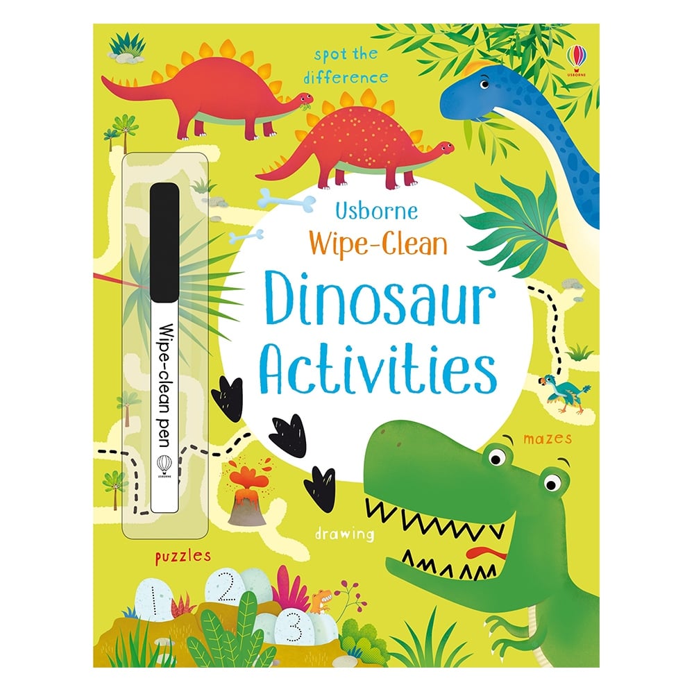 WIPE-CLEAN DINOSAUR ACTIVITIES #yenigelenler Çocuk Kitapları Uzmanı - Children's Books Expert