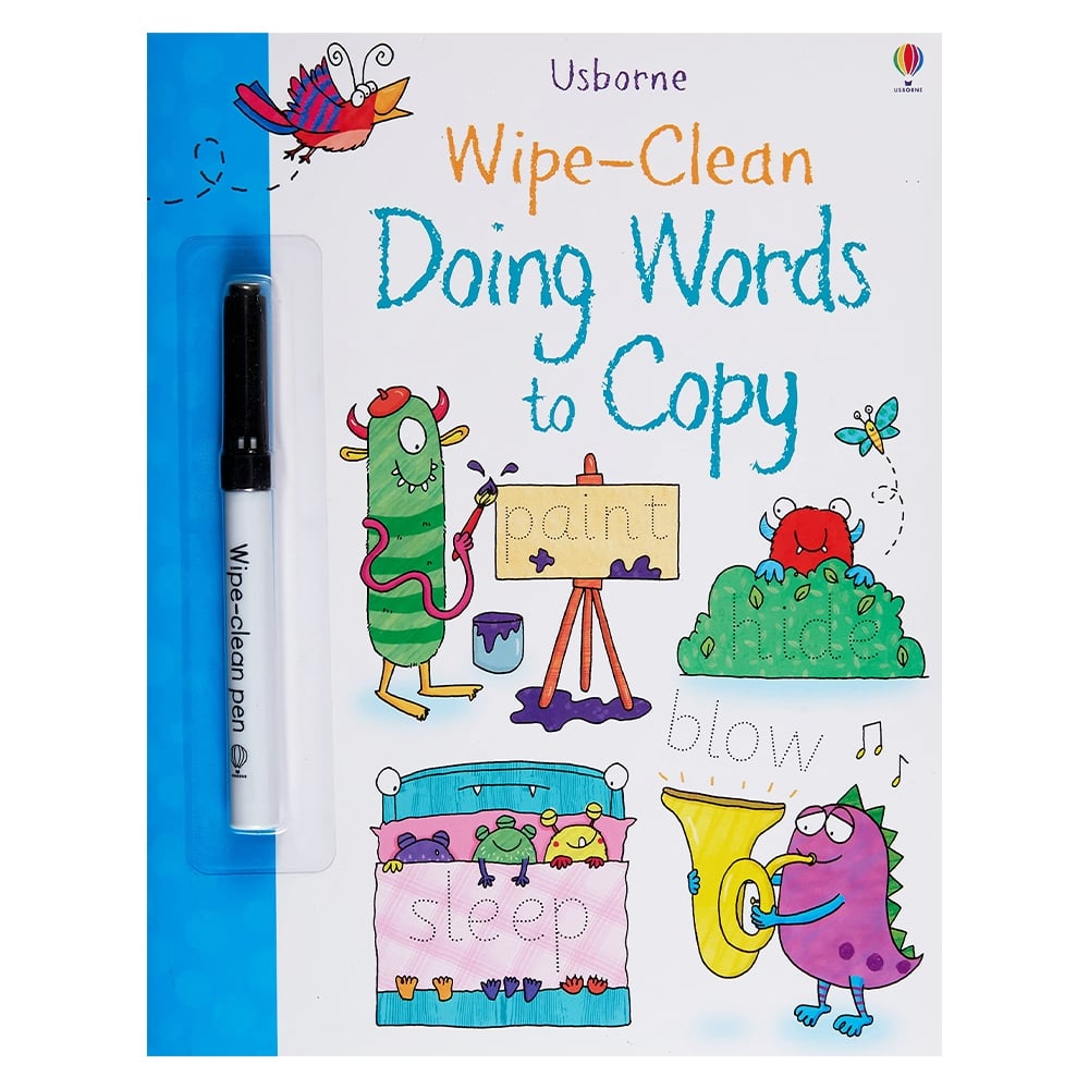 WIPE CLEAN DOING WORDS TO COPY Çocuk Kitapları Uzmanı - Children's Books Expert