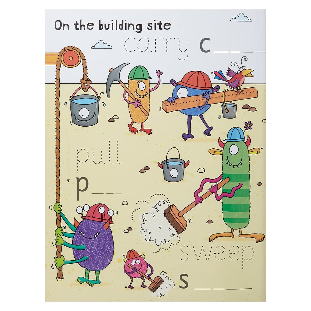 WIPE CLEAN DOING WORDS TO COPY Çocuk Kitapları Uzmanı - Children's Books Expert